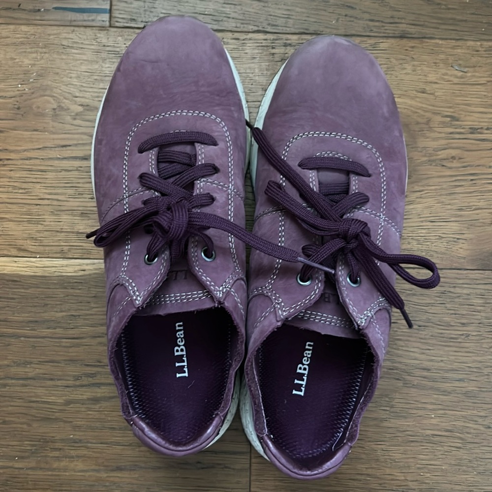 Purple LL Bean women’s sneakers size 9